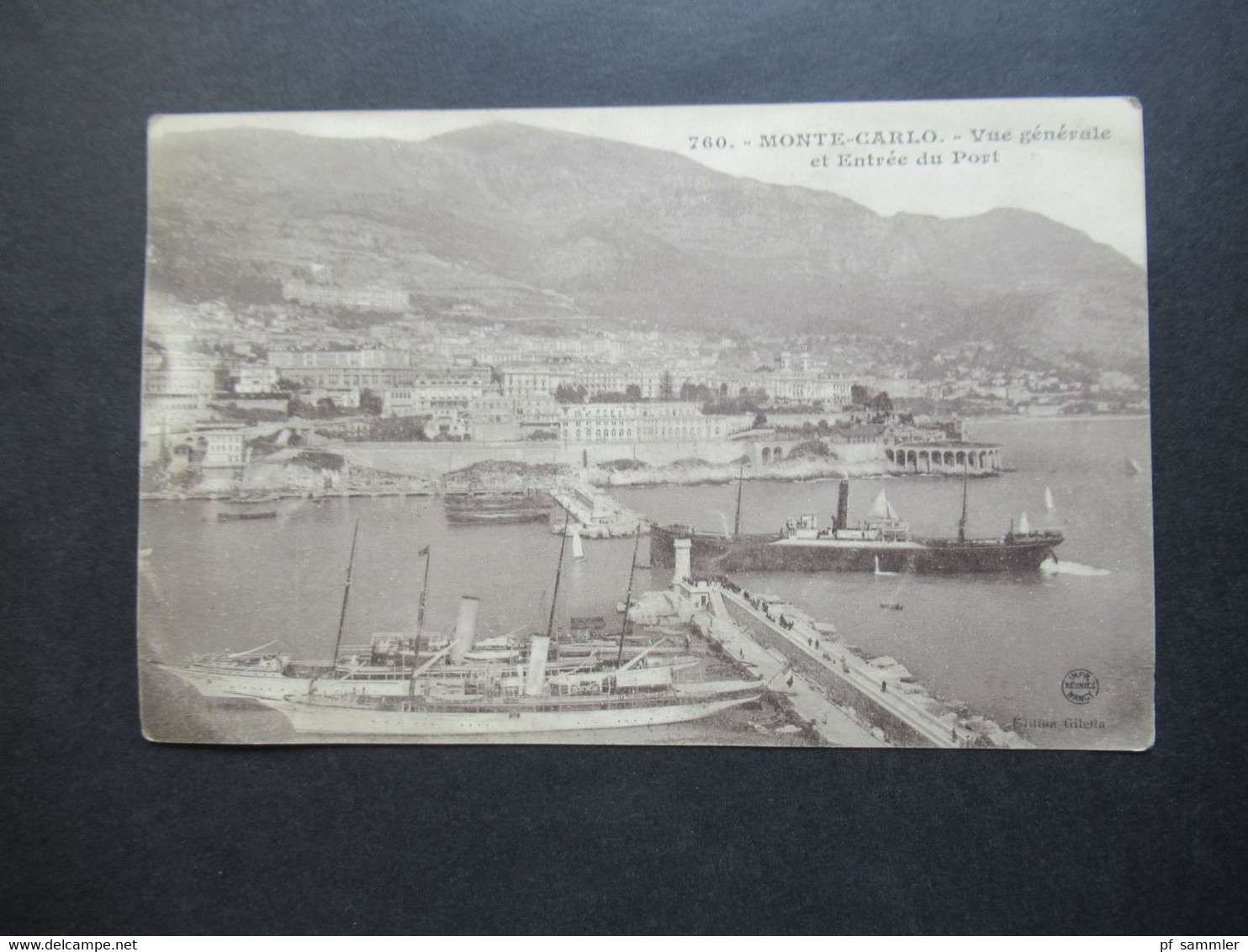 Monaco Monte Carlo Vue Generale Et Entrée Du Port / Hafen / Schiffe / Dampfer Marke Ungebraucht / Ungestempelt Um 1910 - Monte-Carlo
