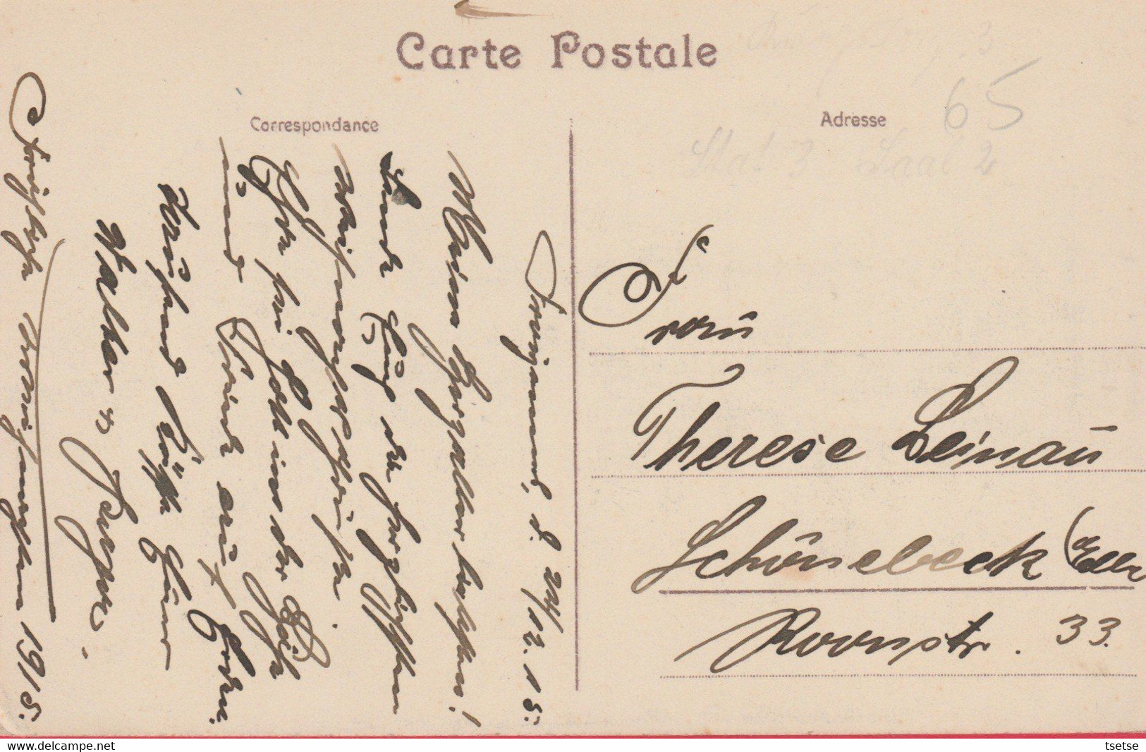Tournai -  La Gare - 1915 ( Voir Verso ) - Tournai