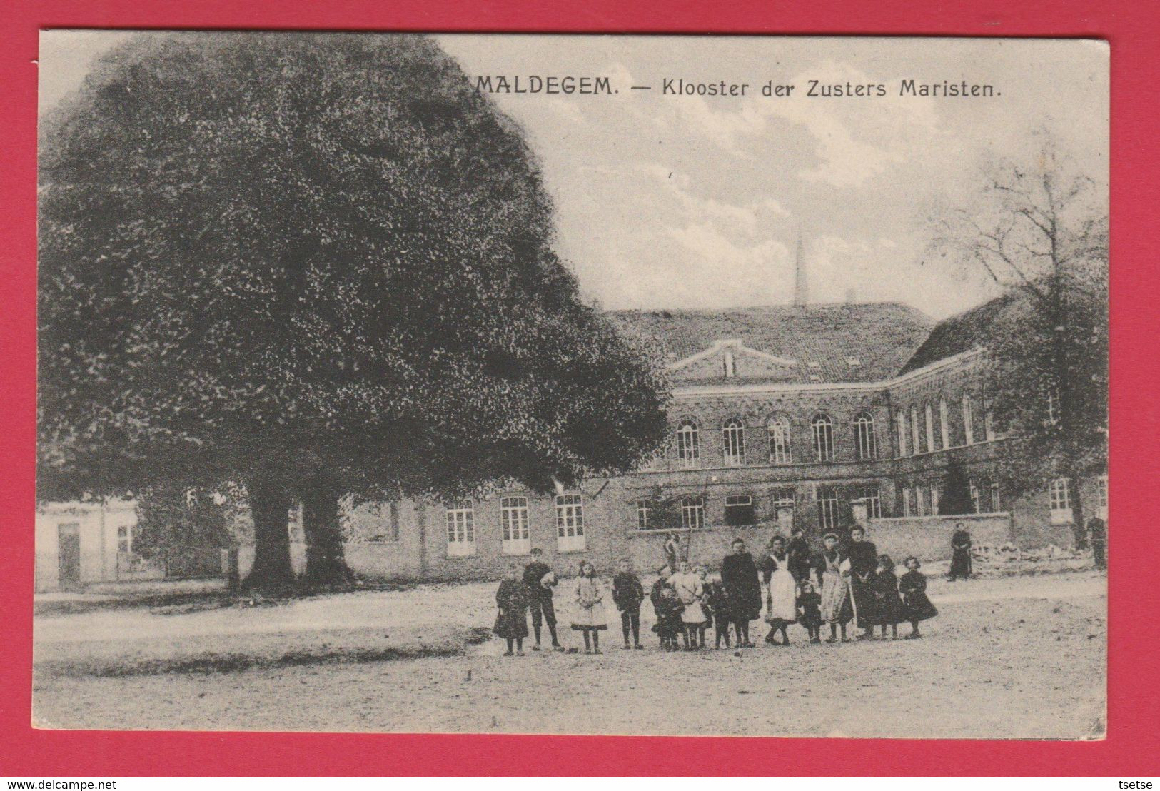 Maldegem - Klooster Der Zusters Maristen - 1918 ( Verso Zien ) - Maldegem