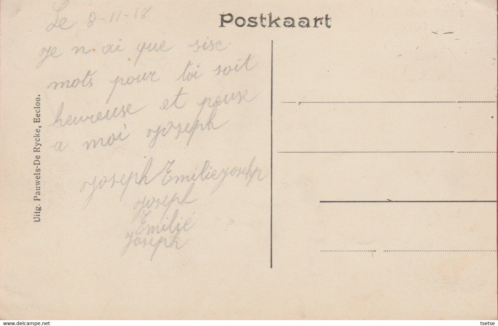 Maldegem - Klooster Der Zusters Maristen - 1918 ( Verso Zien ) - Maldegem