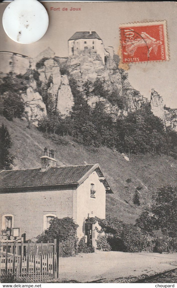 25 -Très Belle Carte Postale Ancienne De  PONTARLIER   Le Fort De Joux - Pontarlier