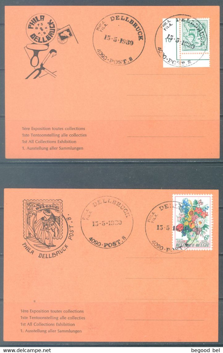 BELGIUM - DELLBRUCK 4090 POST 8 - 15.5.1980 -  - Lot 25008 - Armeestempel