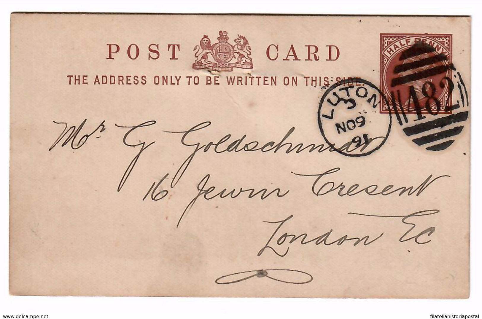 2027 GREAT BRITAIN GRANDE BRETAGNE GRAN BRETAÑA LUTON 1891 POSTAL STATIONERY - Non Classés