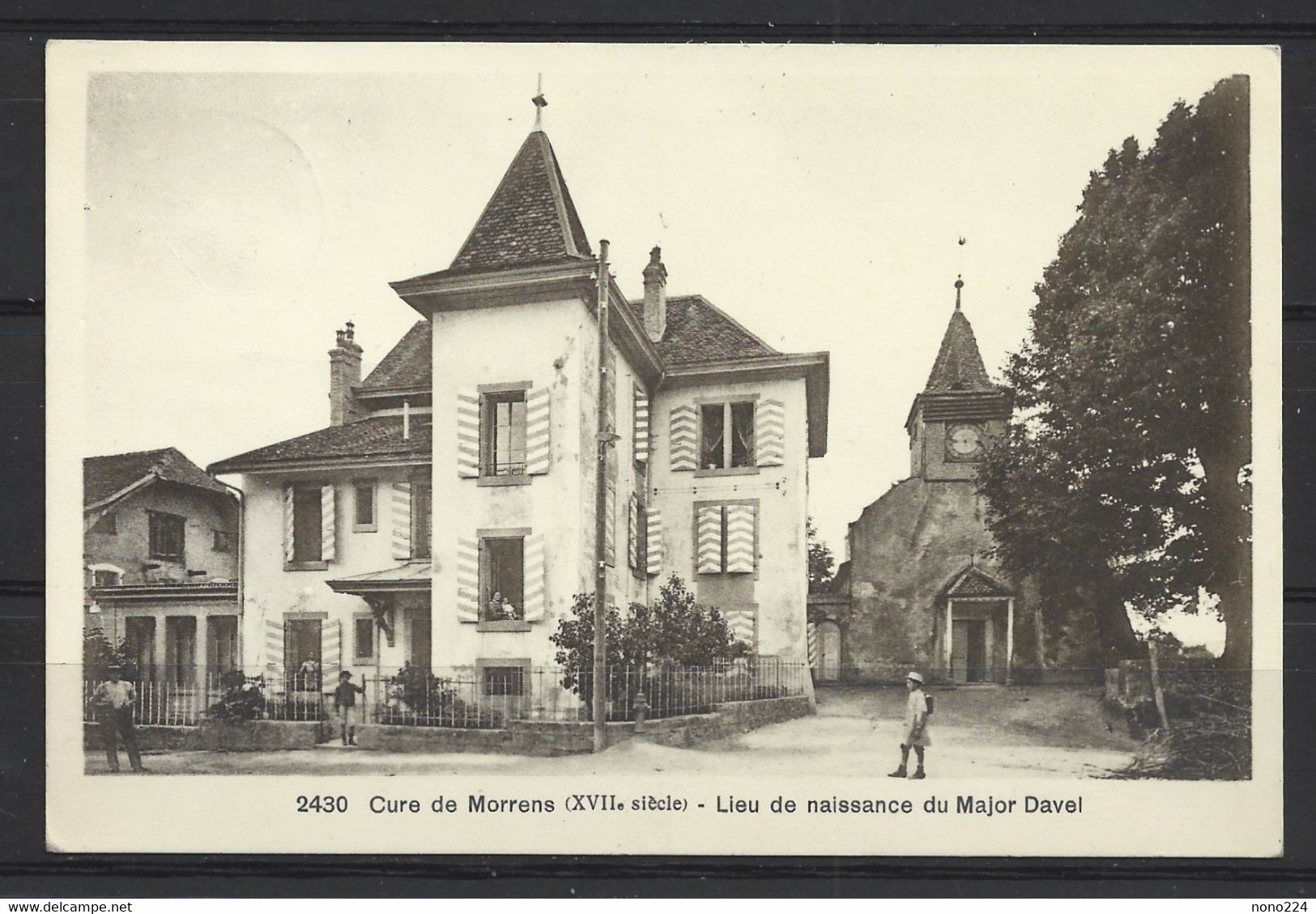 Carte P De 1930 ( Cure De Morrens / Lieu De Naissance Du Major Davel ) - Morrens