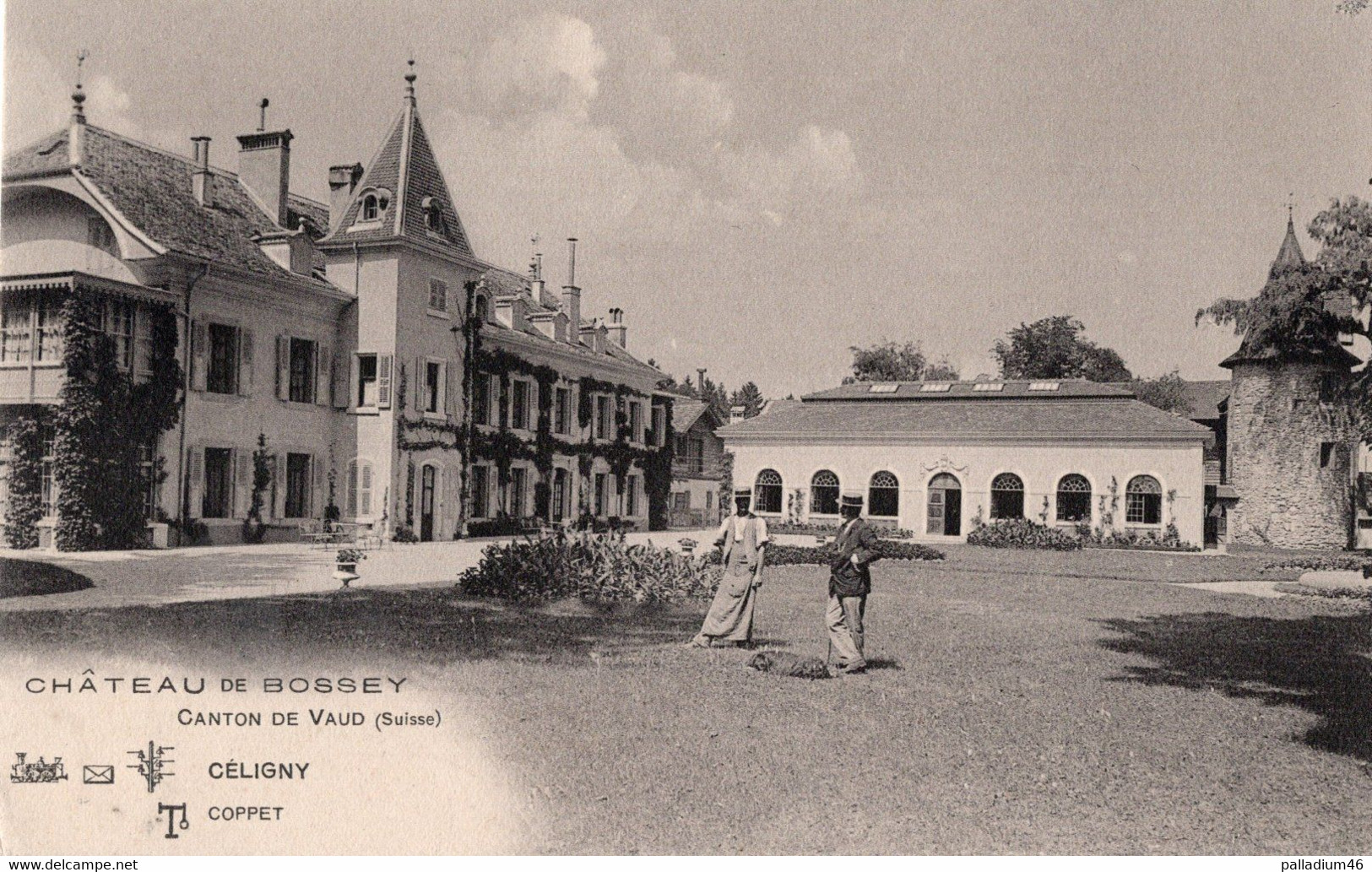 VAUD CELIGNY COPPET CHATEAU DE BOSSEY - Pas Voyagé - Coppet