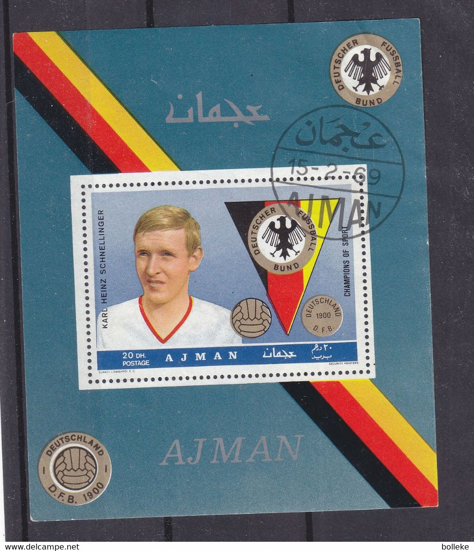 Football - Deutscher Foossball - Ajman - Michel BF 365 A Oblitéré - Used Stamps