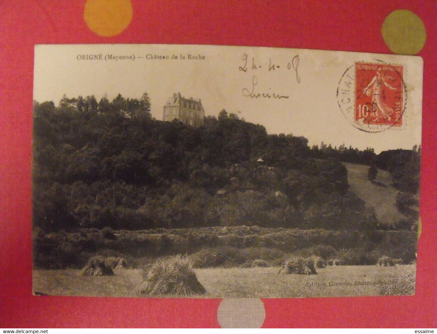 Carte Postale Mayenne 53. Origné. Château De La Roche - Crez En Bouere