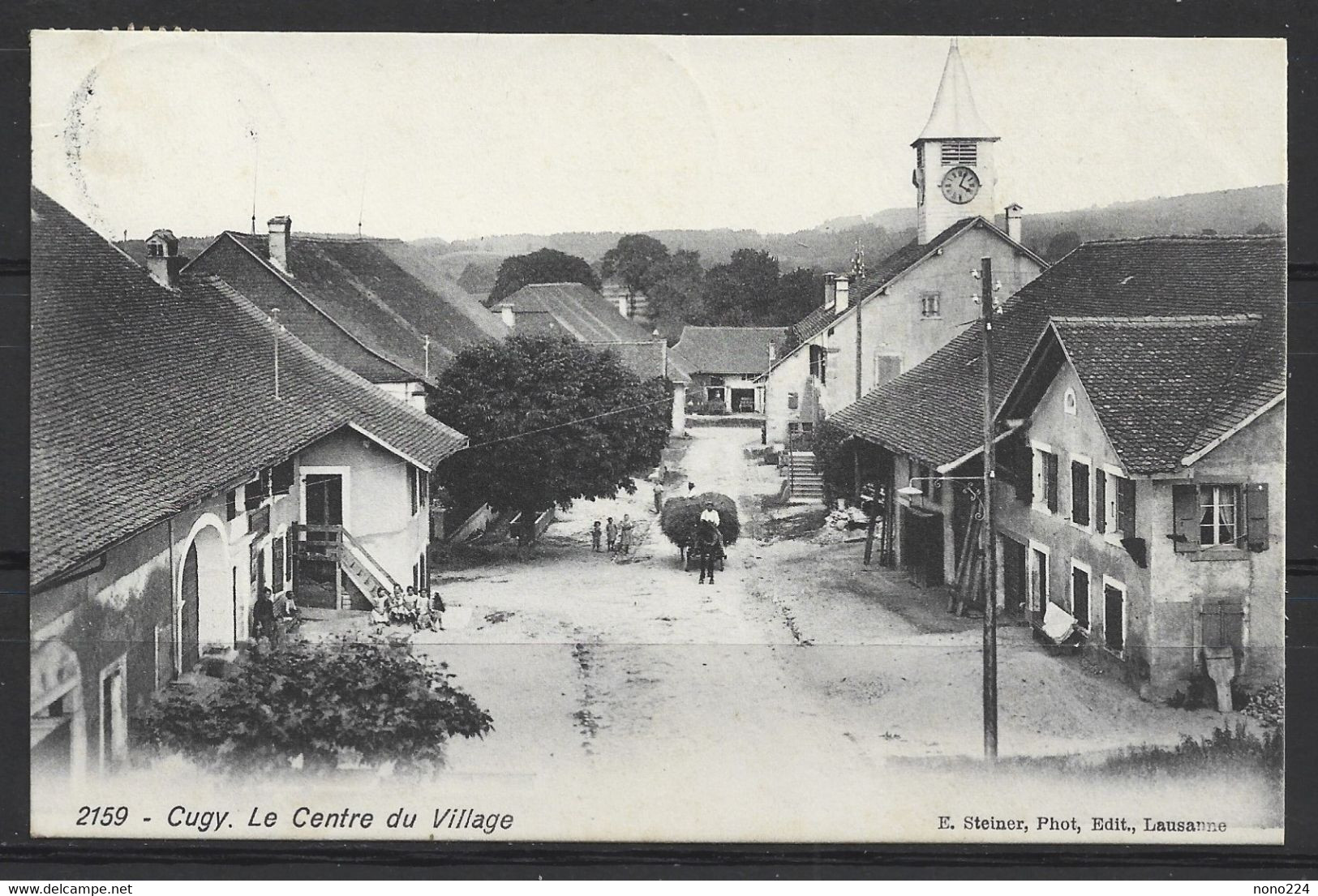 Carte P De 1915 ( Cugy. Le Centre Du Village ) - Cugy