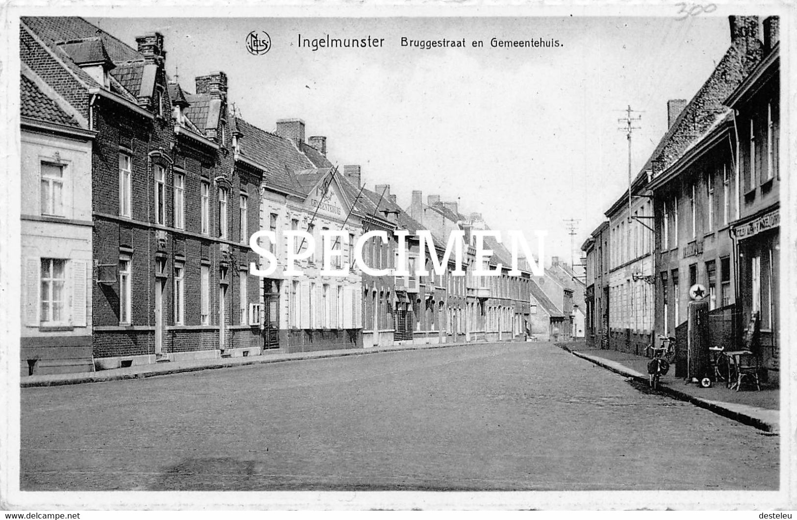 Bruggestraat En Gemeentehuis - Ingelmunster - Ingelmunster