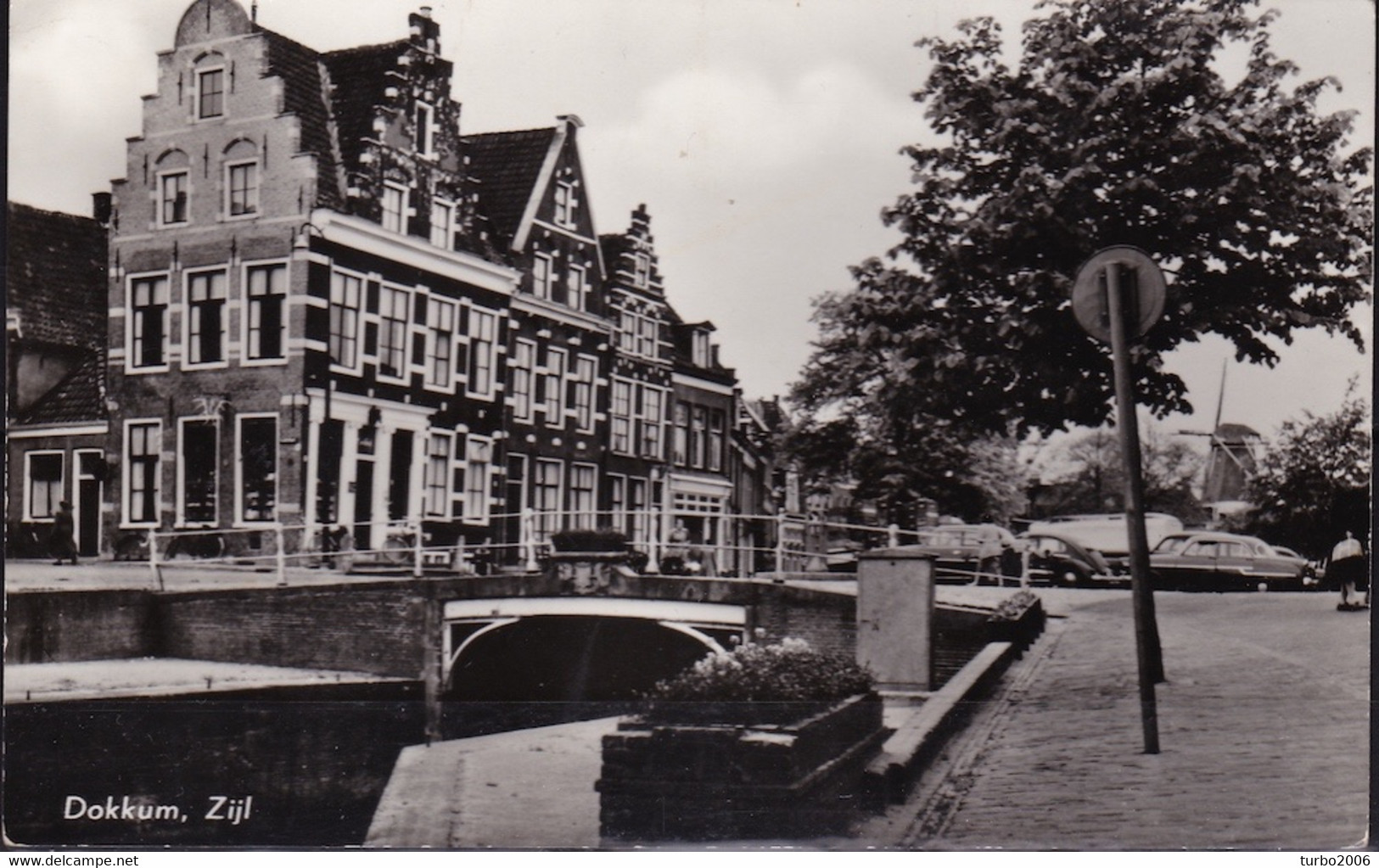 1953 DOKKUM Zijl Z/w Gelopen Naar Zwolle - Dokkum