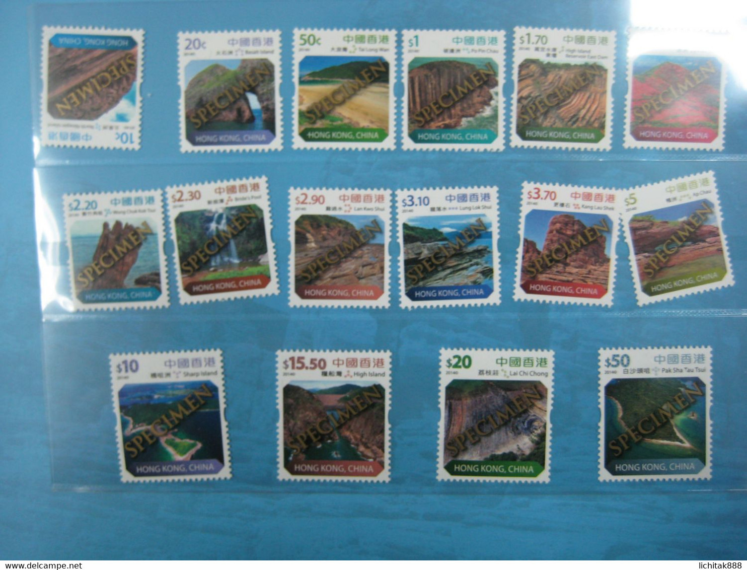 Hong Kong 2014 Definitive Stamps SPECIMEN SET In PACK - Other & Unclassified