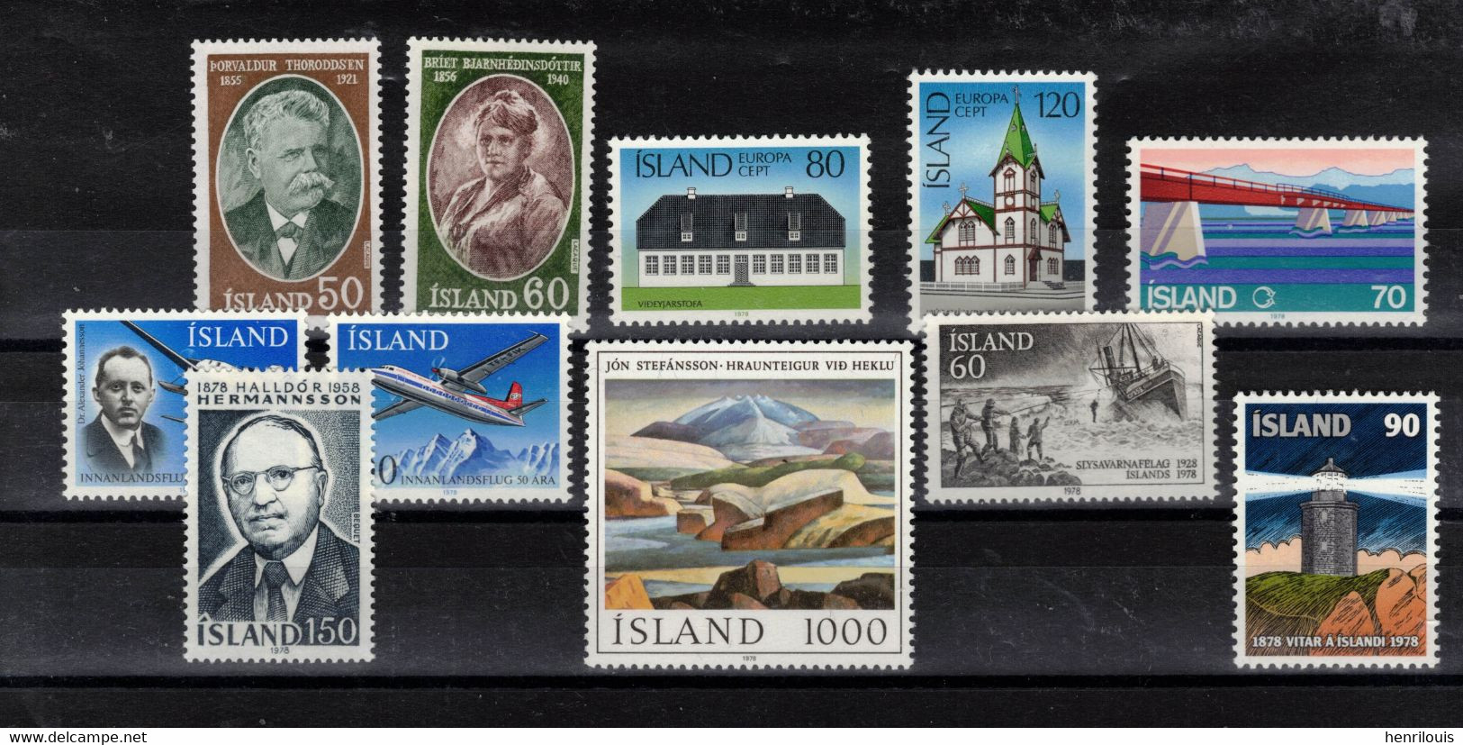 ISLANDE   Timbres Neufs ** De 1978  ( Ref 5761 A) - Full Years