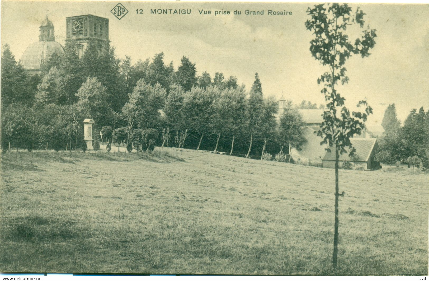 Scherpenheuvel : Vue Prise Du Grand Rosaire : 1908 !! - Scherpenheuvel-Zichem