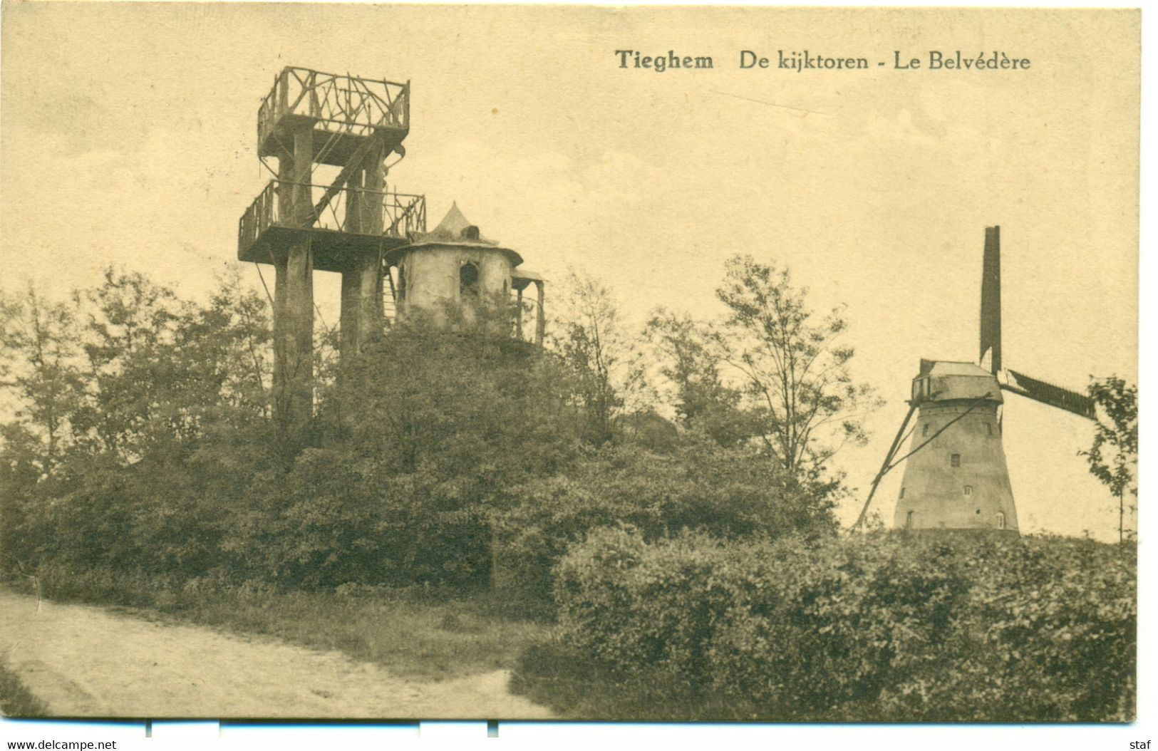 Tiegem : De Kijktoren - Le Belvédère - Anzegem