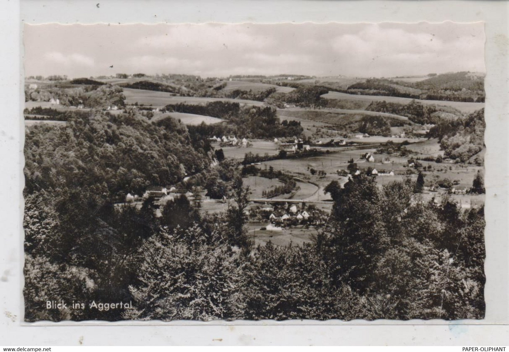 5204 LOHMAR - HÖFFEN, Blick über Das Aggertal, 1967 - Siegburg