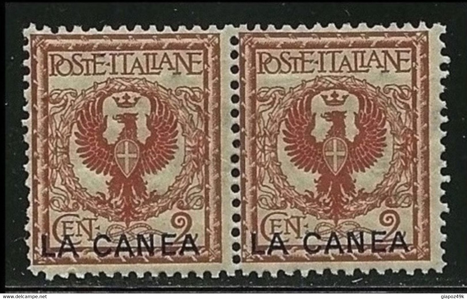 ● REGNO LEVANTE  LA CANEA 1905  Aquila ️ N. 4 **  Cat. 25,00 € ️ Lotto N. 1312 ️ - La Canea