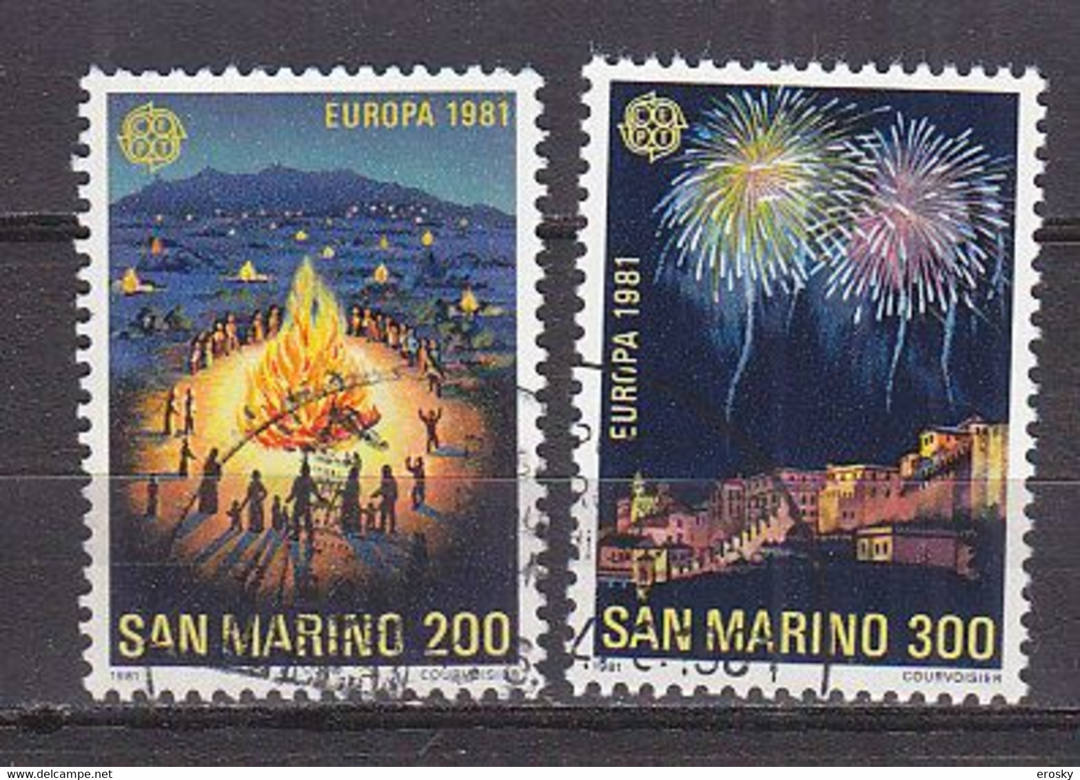 Y8868 - SAN MARINO Ss N°1069/70 - SAINT-MARIN Yv N°1024/25 - Gebraucht