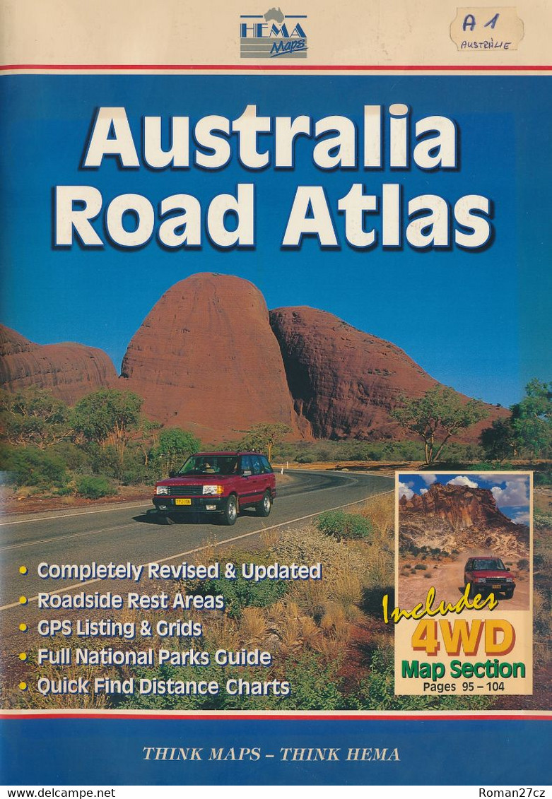 Map Of Australia And New Zaeland + Australia Road Atlas - Vita Quotidiana