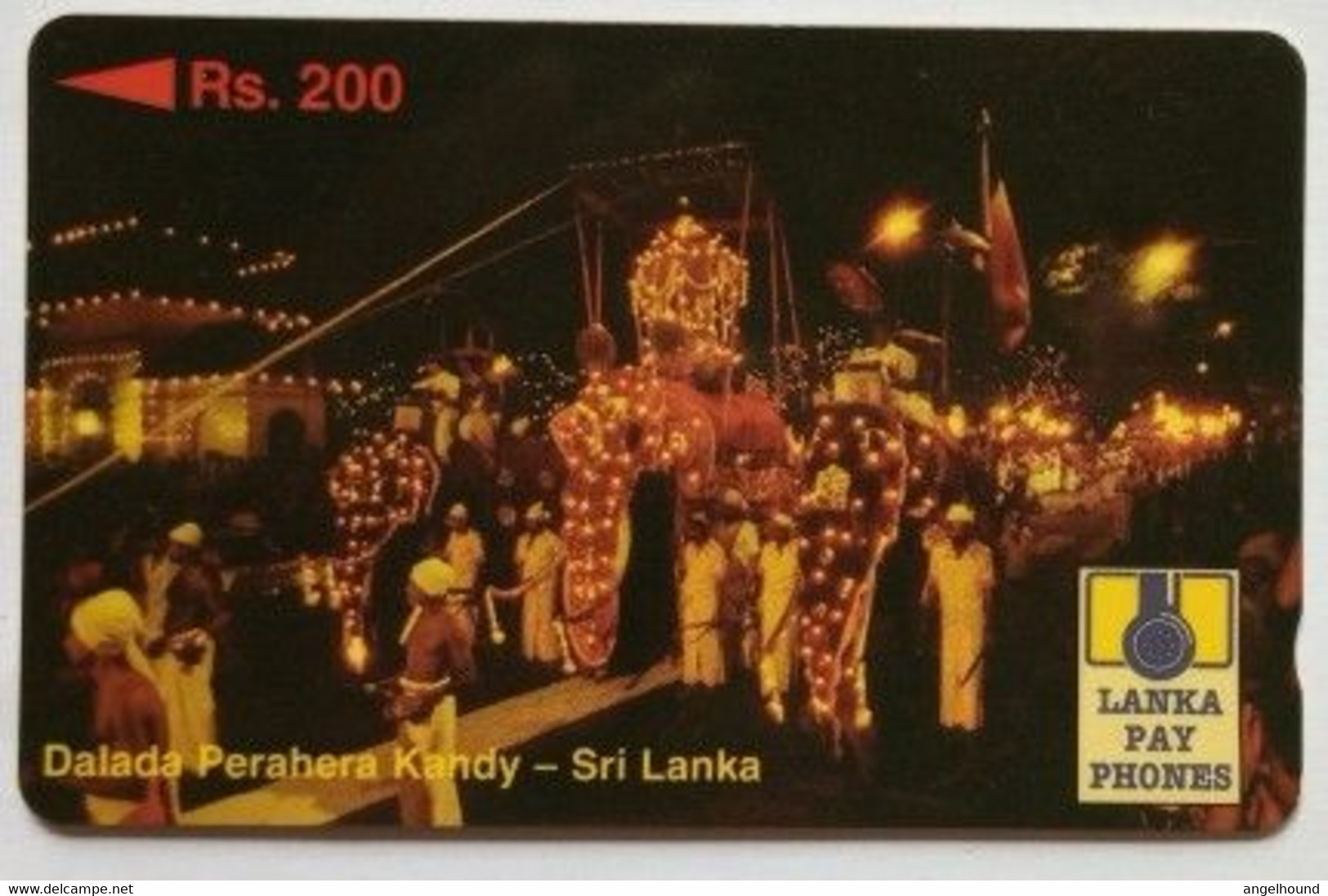 Sri Lanka 12SRLA Rs.200 Dalada Perahera Kandy ( Elephants) - Sri Lanka (Ceylon)