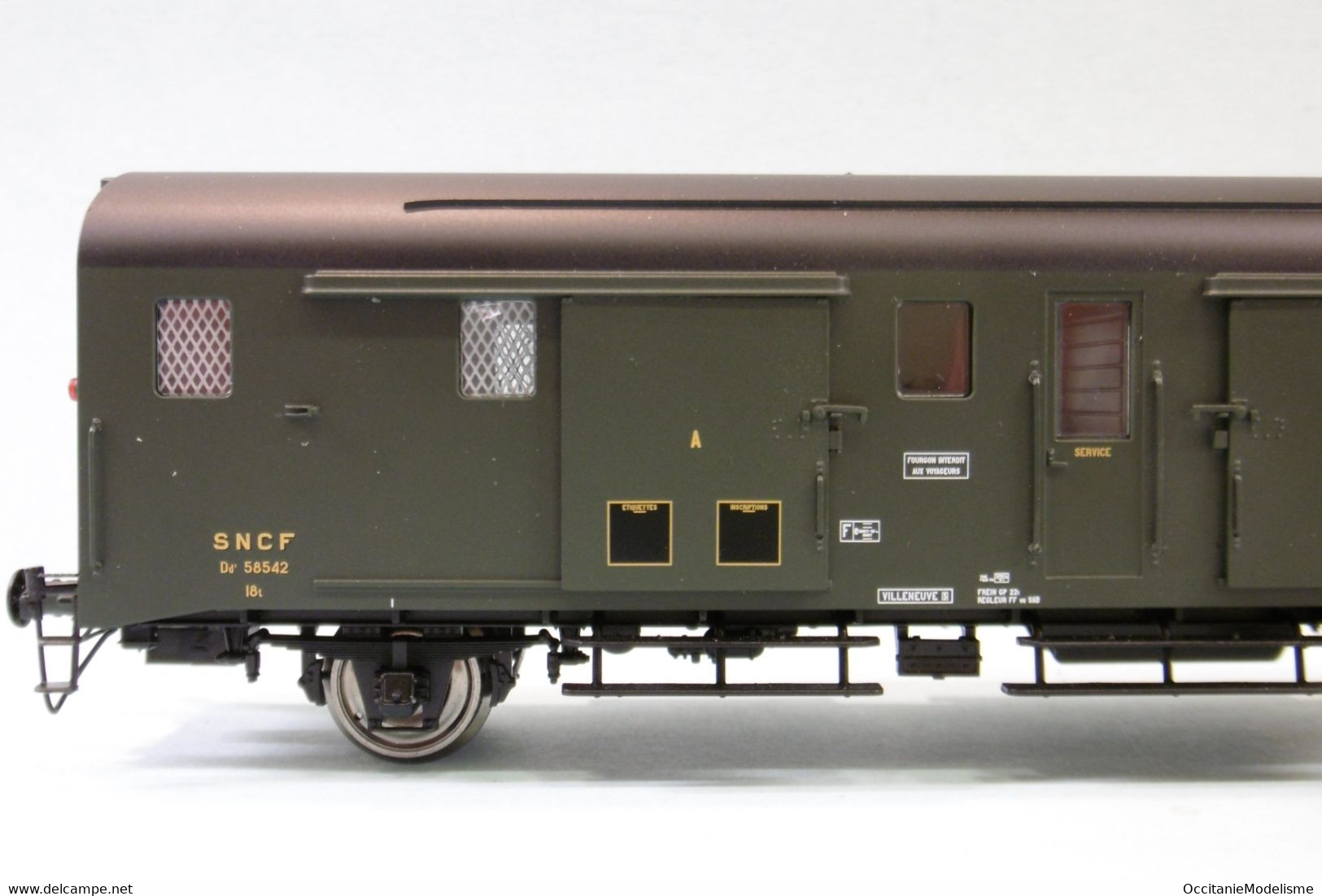 REE - FOURGON DEV 52 SNCF Sud-Est Ep. III Réf. VB-339 Neuf NBO HO 1/87 - Passagierwagen