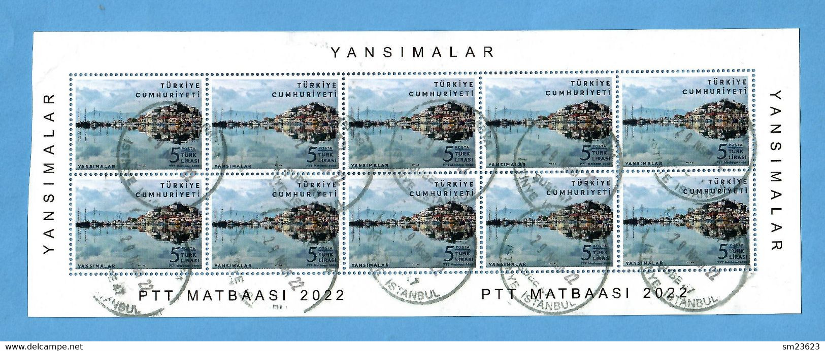 Türkei / Turkey 2022 , Yansimalar 10 Bogen - Gestempelt / Fine Used / (o) - Usati