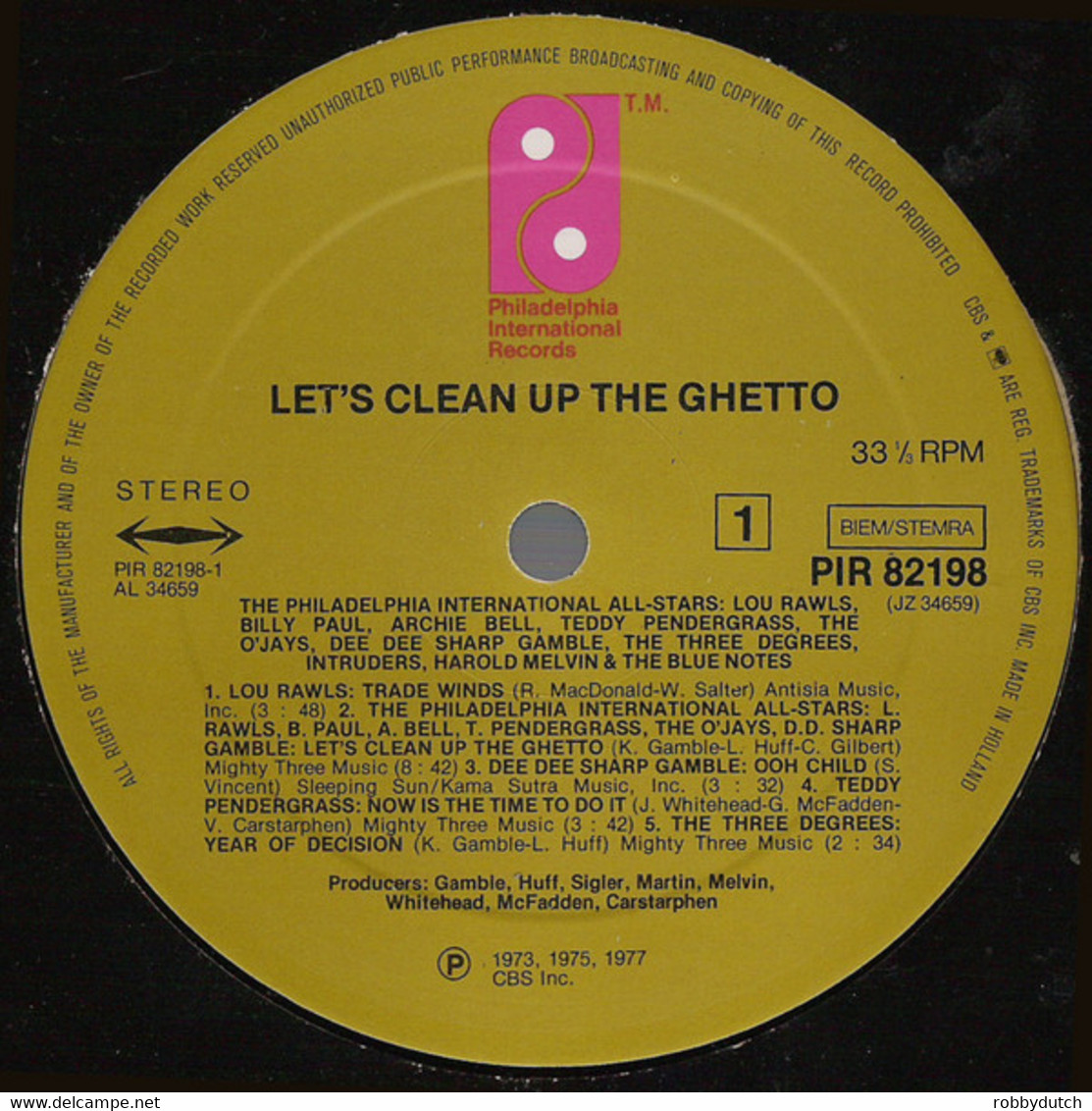 * LP *  LET' S CLEAN UP THE GHETTO - VARIOUS - Soul - R&B