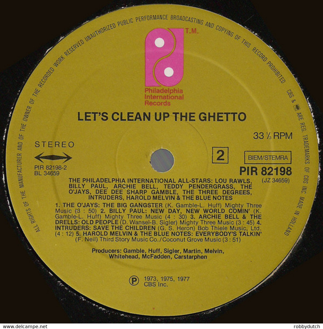 * LP *  LET' S CLEAN UP THE GHETTO - VARIOUS - Soul - R&B