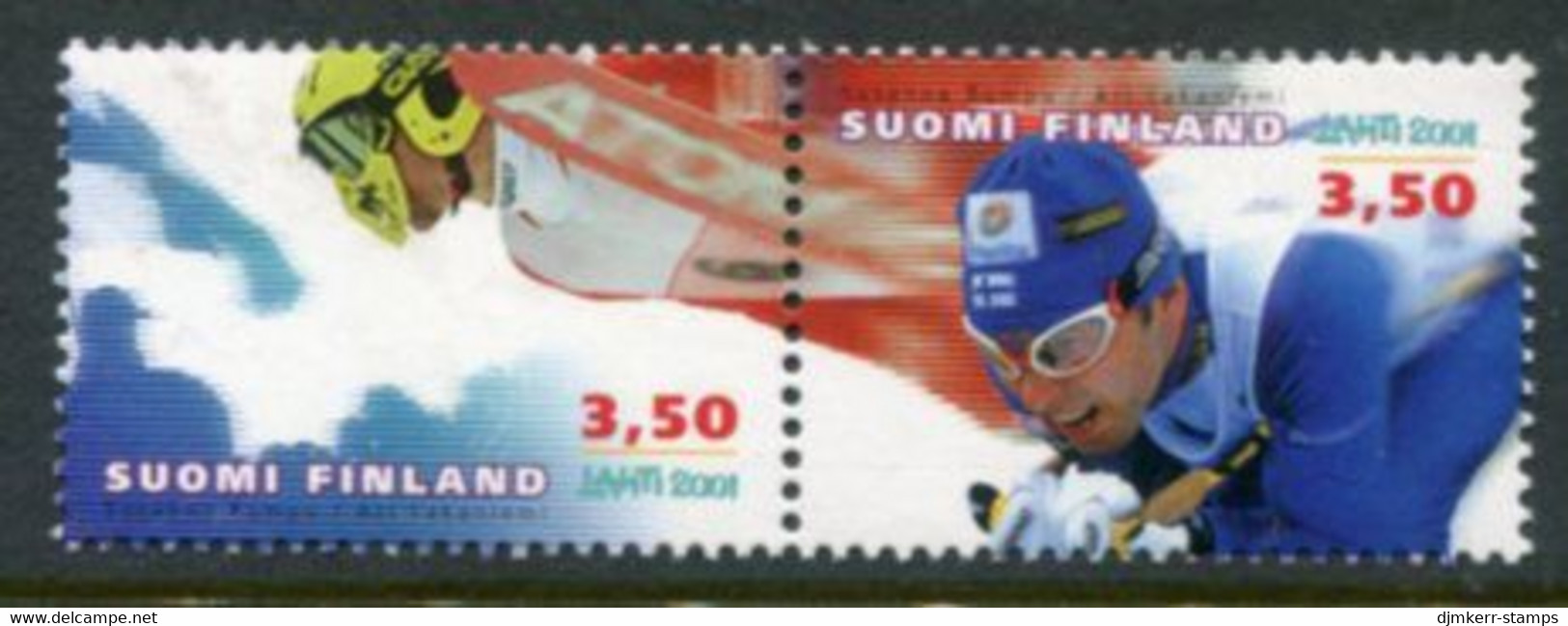 FINLAND 2001 Nordic Skiing MNH / **.  Michel  1552-53 - Unused Stamps