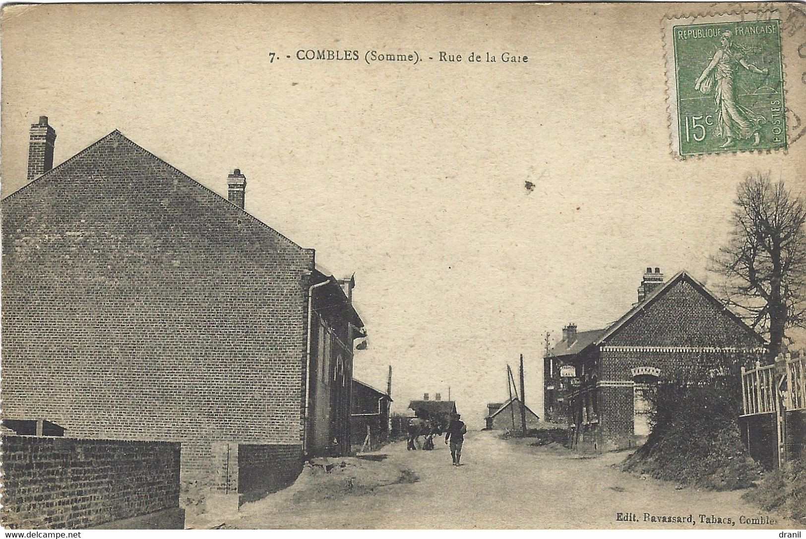 80 - (Somme) - COMBLES - 7 Rue De La Gare - Combles