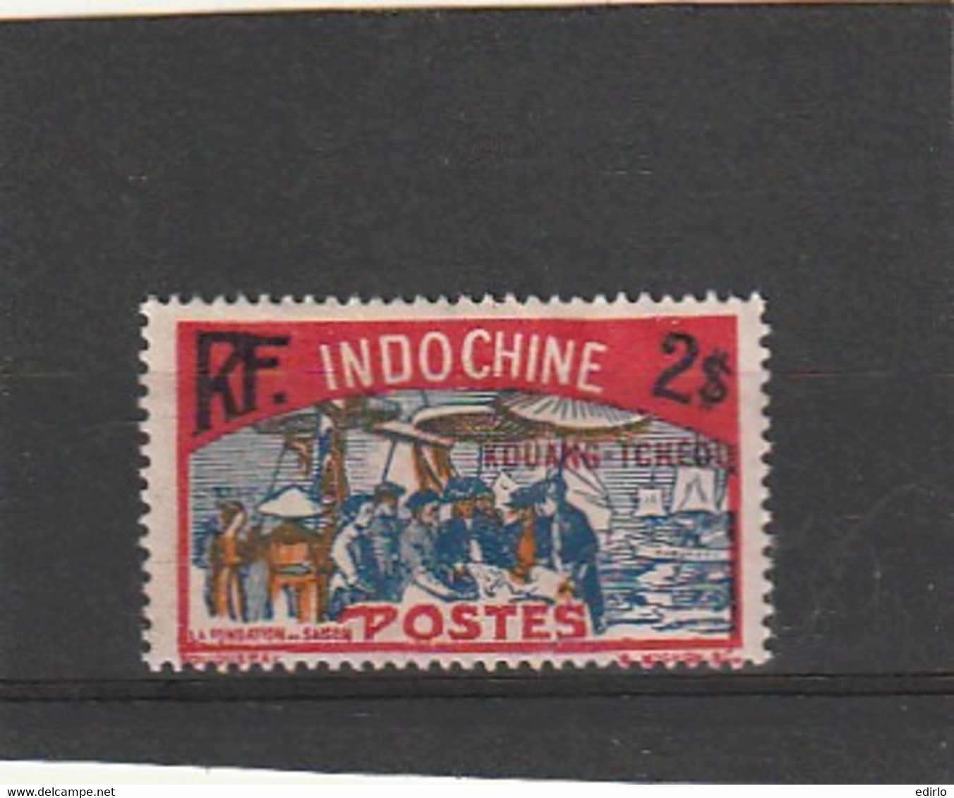 ///   KOUANG TCHEOU ///  N° 96 * Neuve Mini Trace  Altération Gomme  Côte 9.50€ - Unused Stamps