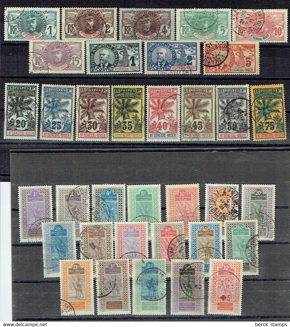 Haut-Sénégal Et Niger - N°  1/35 - Pays Poste Complet Oblitéré. - Used Stamps