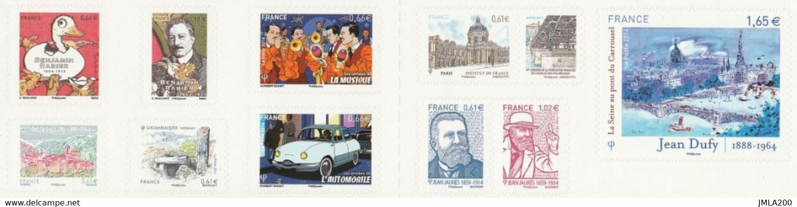 FRANCE 2014  BC1023 ** (Bande-carnet "Salon Planète Timbres")  NEUF NON PLIE - Autres & Non Classés