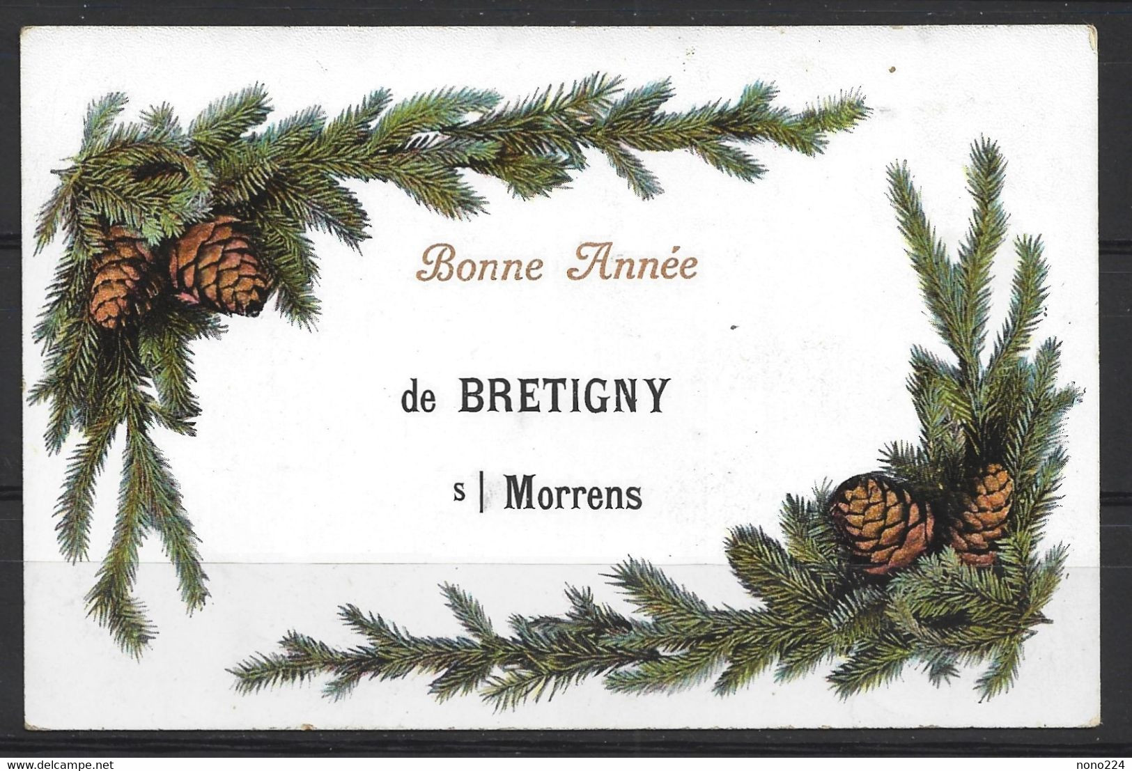 Carte P De 1914 ( Bonne Année De Bretigny-sur-Morrens ) - Morrens