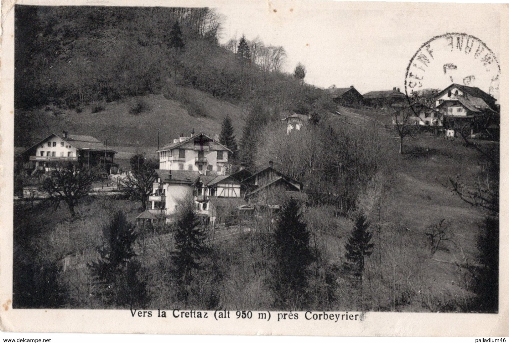 VAUD LA CRETTAZ PRES CORBEYRIER - Edit D'Art Chapallaz Lausanne No 50778 - Voyagé Le 14.07.1919 - Corbeyrier