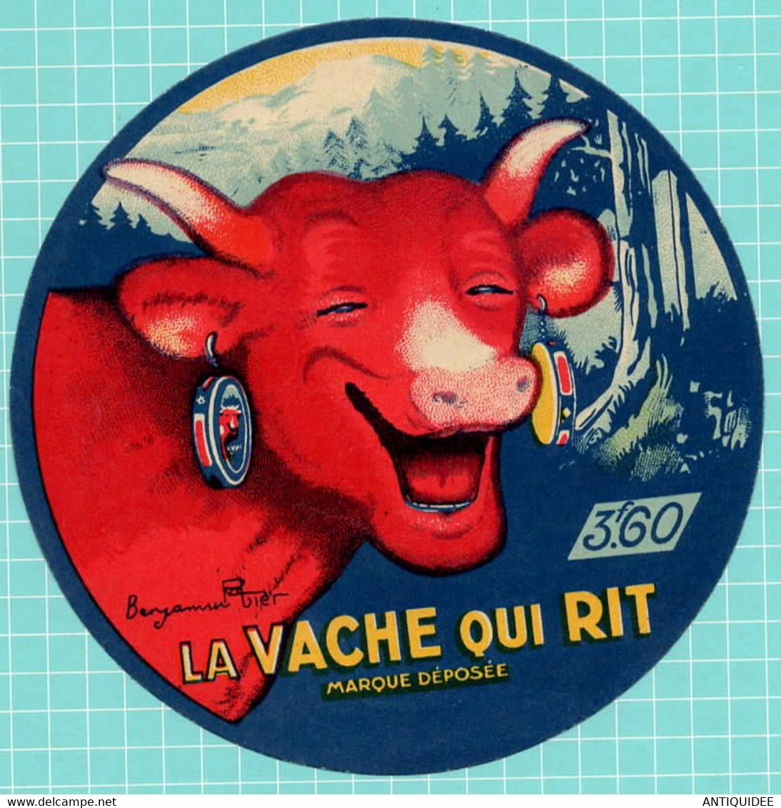 LA VACHE QUI RIT - Benjamin RABIER - - Fromage