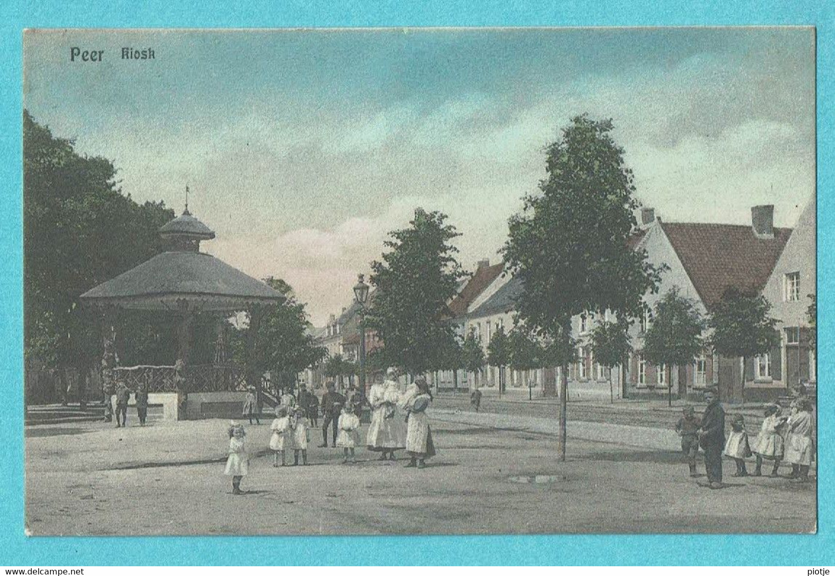 * Peer (Limburg) * (Gebr. Smets, Nr 2627 - KLEUR COULEUR) Kiosk, Kiosque, Animée, Enfants, TOP, Unique, Rare - Peer