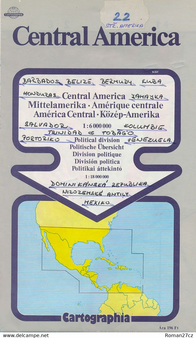 7 Central American And Caribbean Maps - Pratique