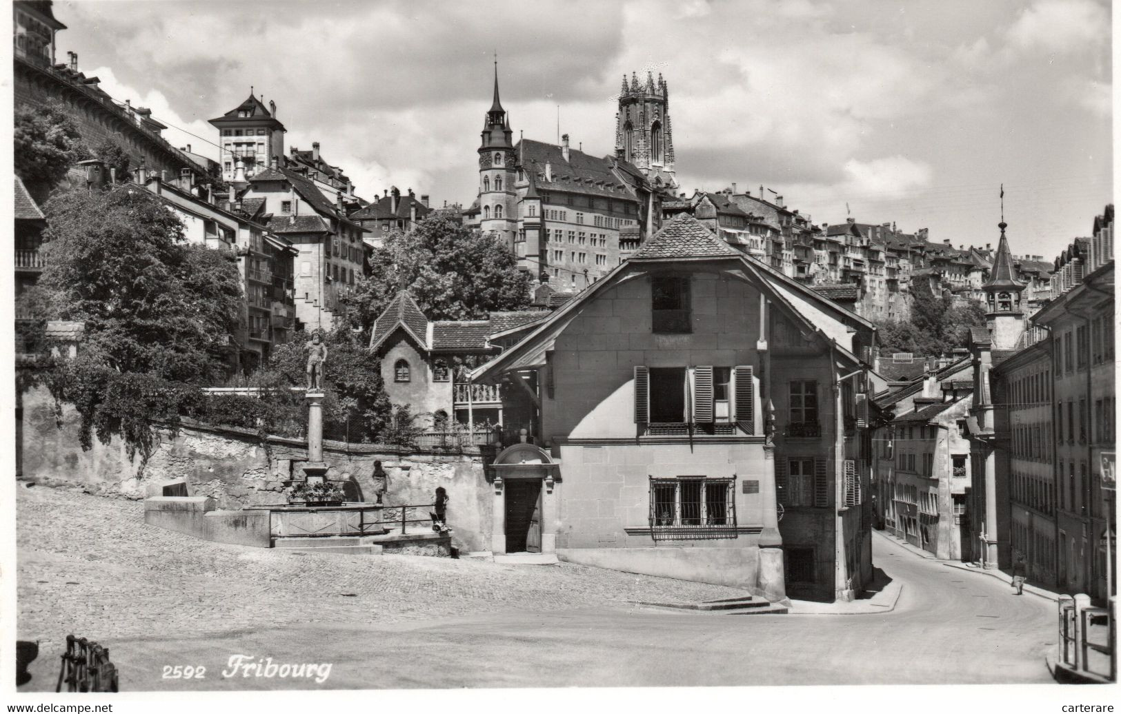 SUISSE,SCHWEIZ,SWITZERLAND,HELVETIA,SWISS,FRIBOURG,CARTE PHOTO PERROCHET DE LAUSANNE - Fribourg