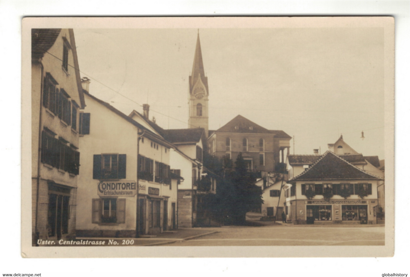 DG2800 - ZH - USTER - CENTRALSTRAßE No. 200 MIT CONDITOREI Und - KIRCHE - Uster