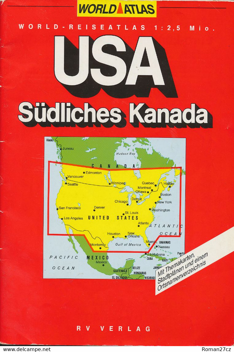 Road Atlas Of USA - Pratique