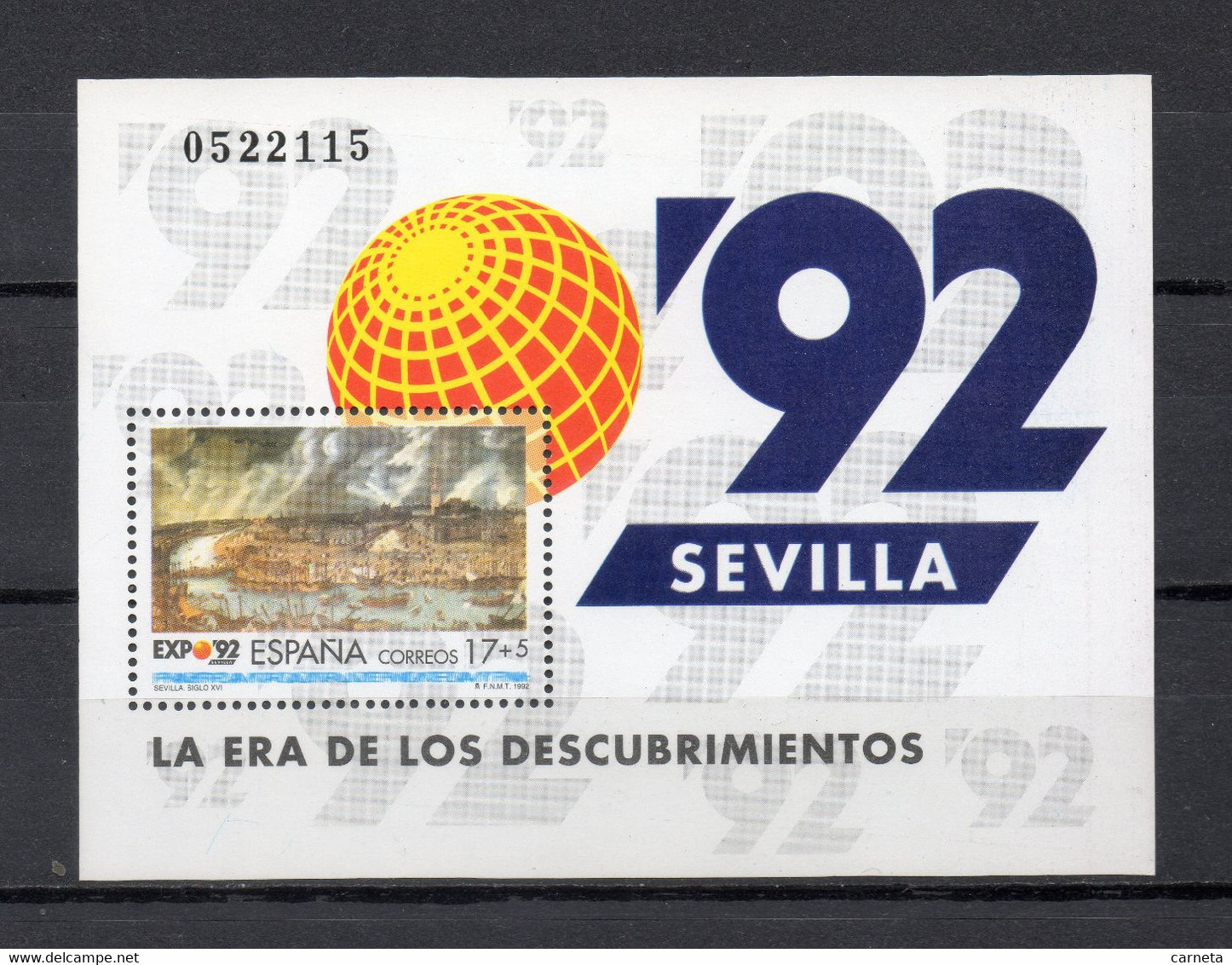 ESPAGNE BLOC  N° 49   NEUF SANS CHARNIERE  COTE  0.80€   SEVILLE VILLE - Blocs & Hojas