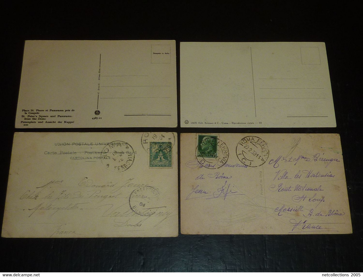 ROMA ROME LOT DE 9 CARTES - ITALIA ITALIE (C.B) - Colecciones & Lotes