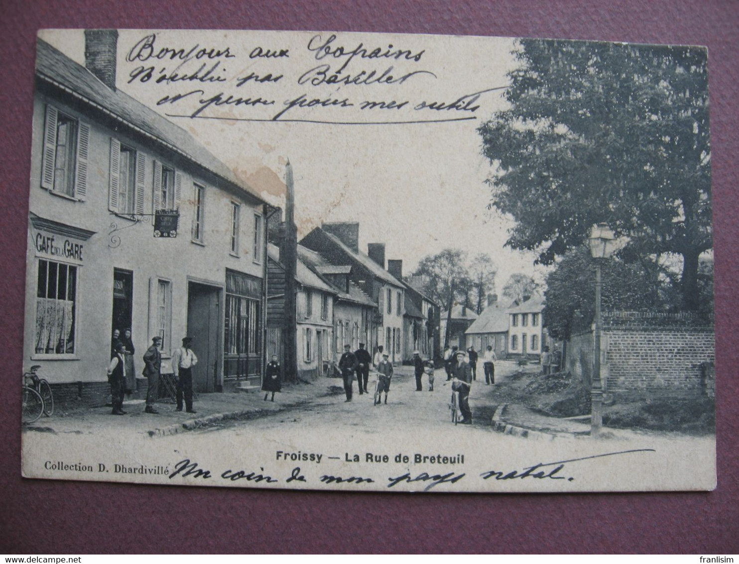 CPA 60 FROISSY Rue De Breteuil ANIMEE - Froissy