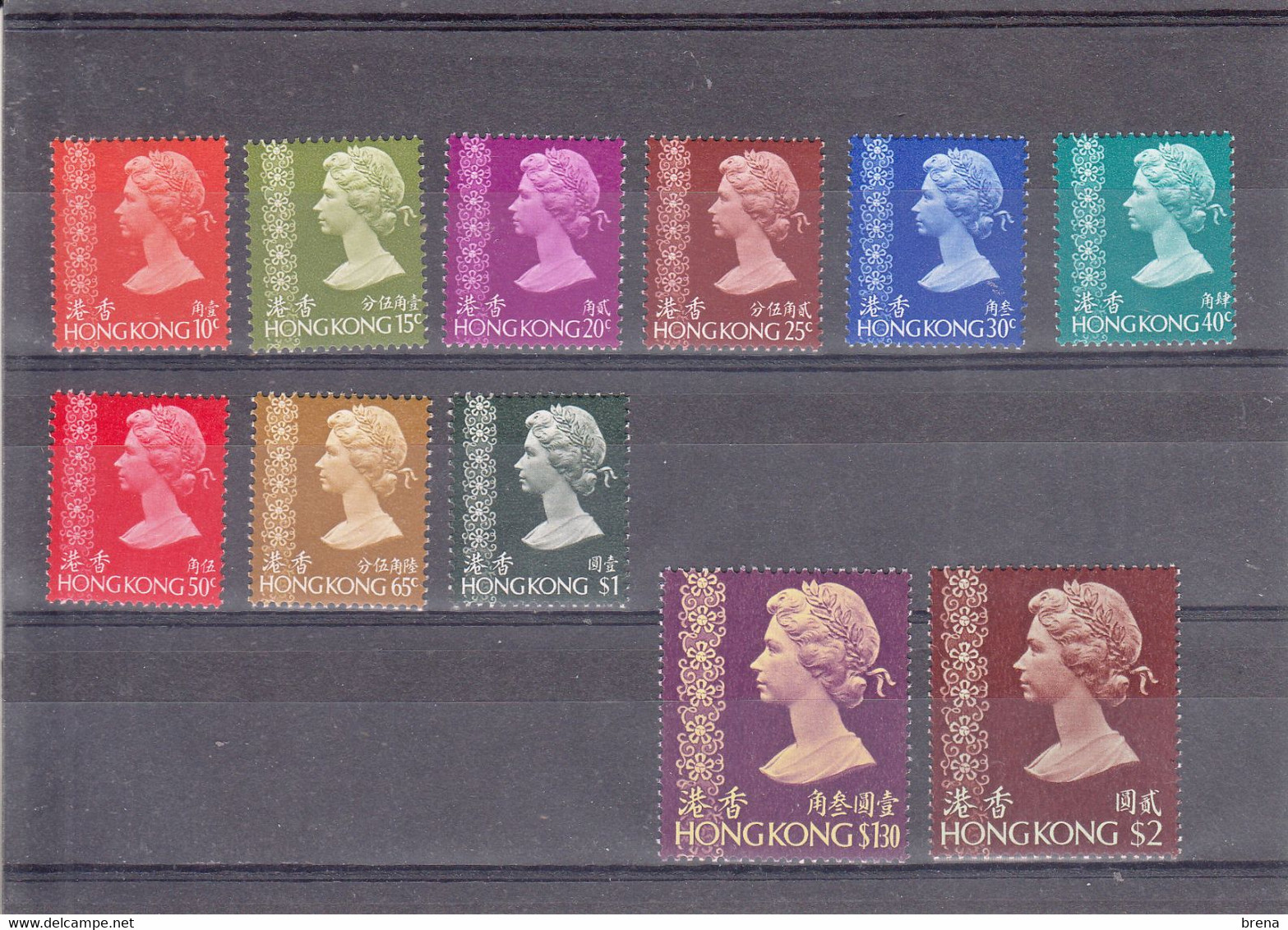 HONG KONG   1975    ELISABETH II   SERIE COURANTE 11 VALEURS   N° 303 / 313   NEUFS XX - Unused Stamps