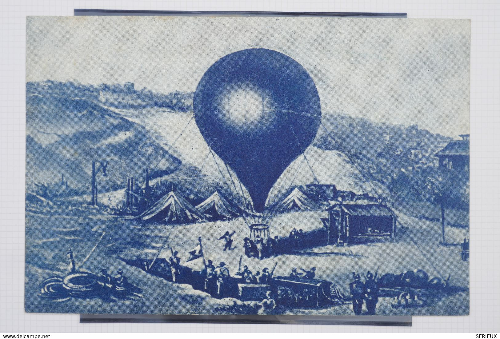 C1 FRANCE  BELLE CARTE     1946 EXEMPLAIRE HORS NUMERO  +NADAR BALLON +AEROPHILATELIE +AFFRANC. PLAISANT - 1960-.... Briefe & Dokumente