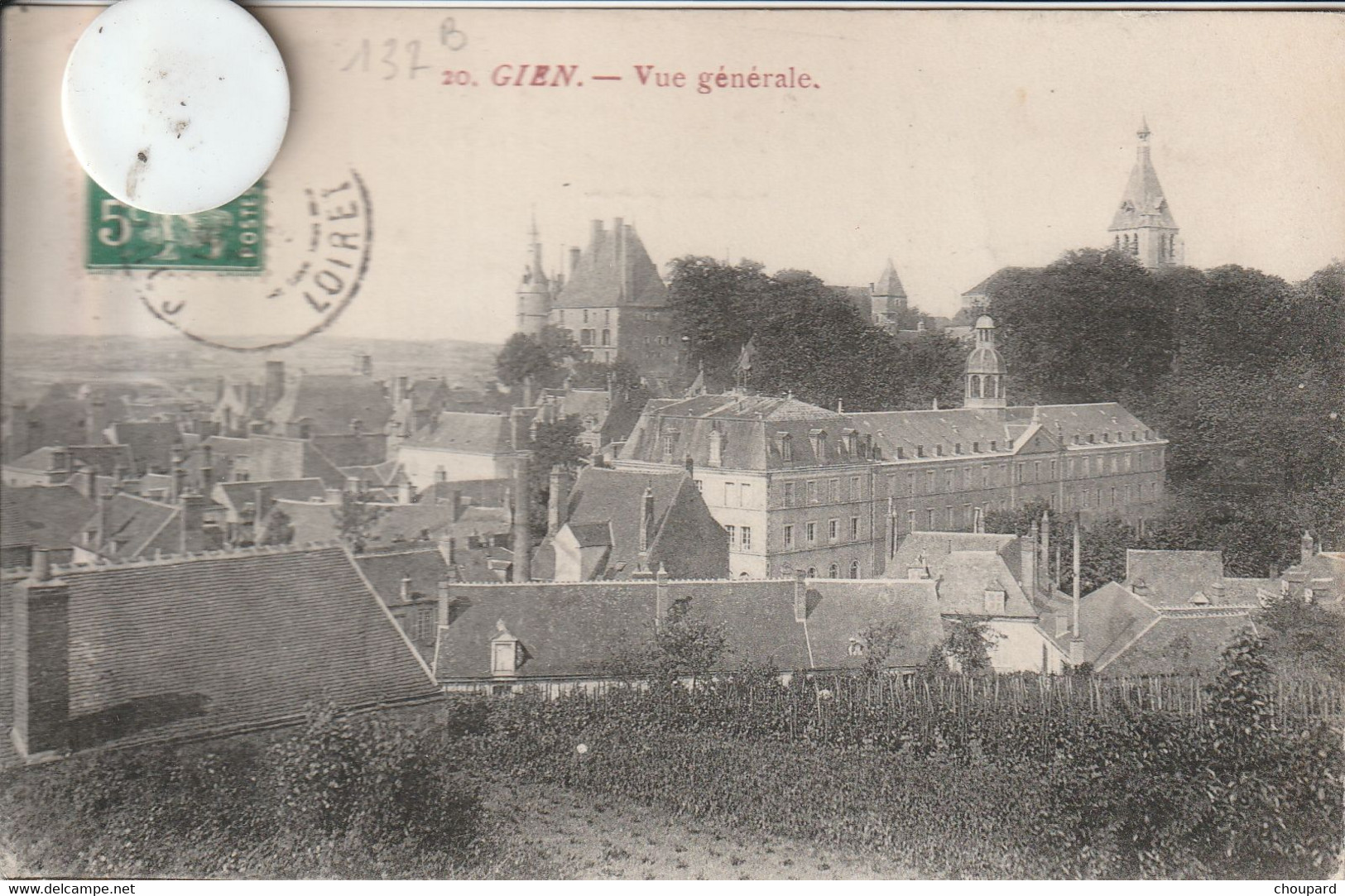 45 - Carte  Postale Ancienne De  GIEN  Vue Générale - Gien