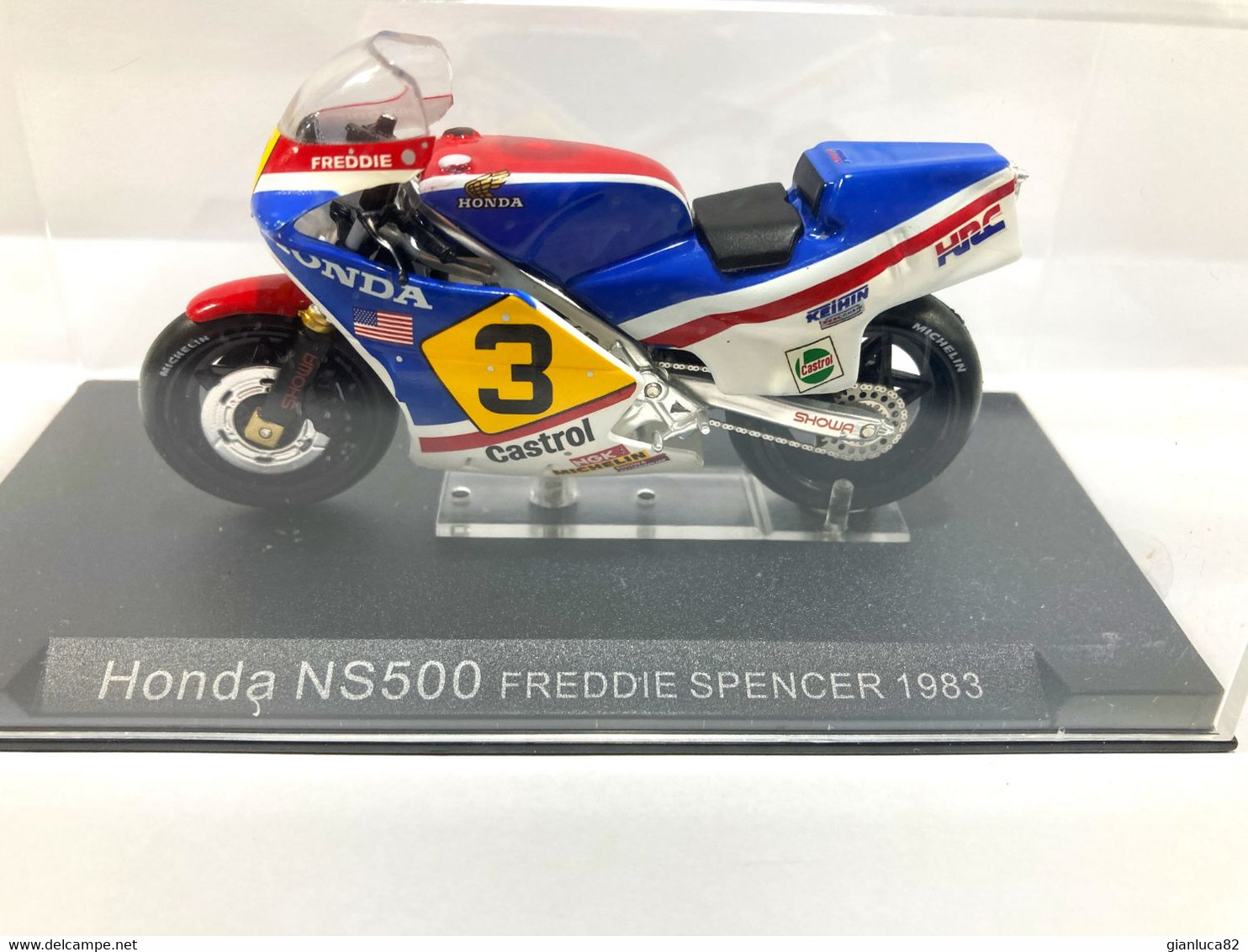 De Agostini Grandi Moto Da Corsa Honda NS 500 Freddie Spencer 1983 Mod09 - Moto