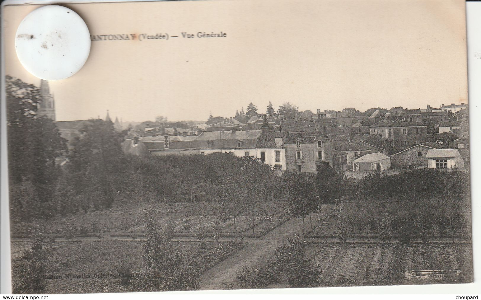 85 - Carte  Postale Ancienne De  CHANTONNAY  Vue Générale - Chantonnay