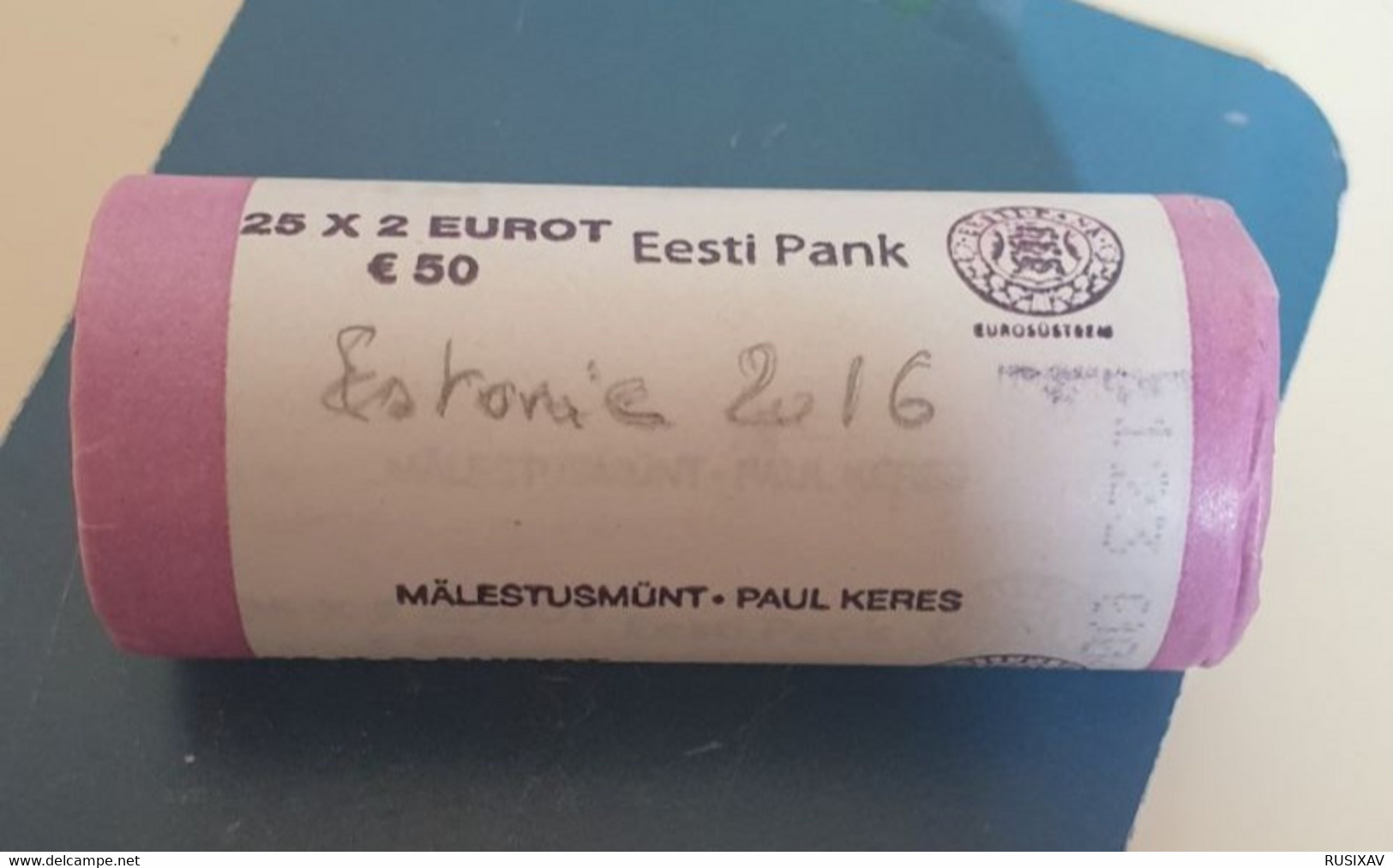 Estonie 2016 2e Centenaire De La Naissance De Paul Keres - Rollen