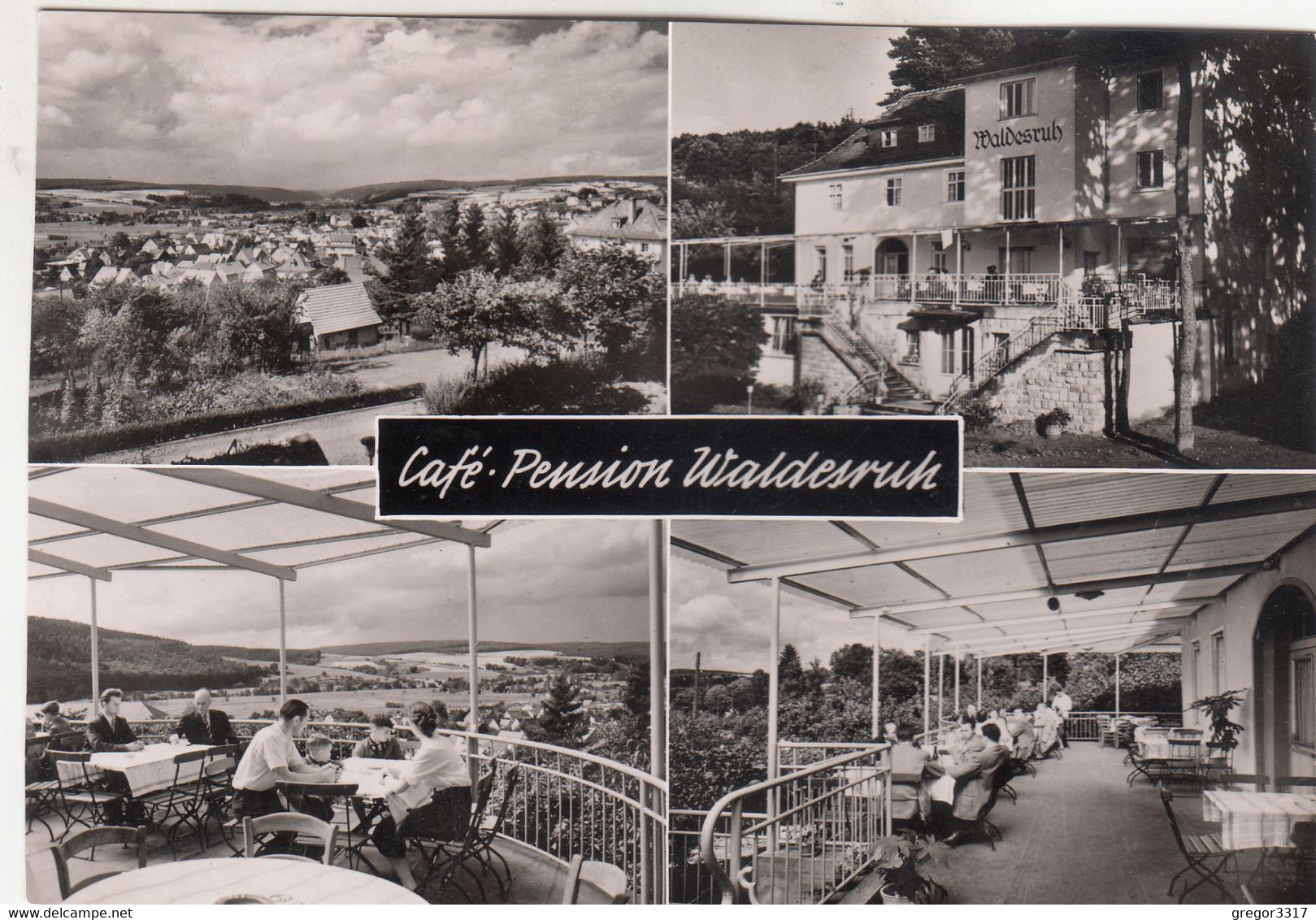 B2135) BAD KÖNIG I. Odw. - Cafe WALDESRUH - 1958 - Bad König